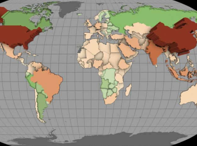 NASA cria mapa para monitorar emissões de dióxido de carbono em cada país